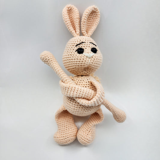 Crochet stuffed toy Hangable Bunny