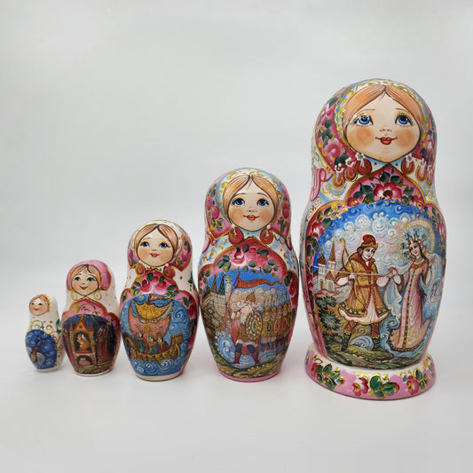 5 Piece Matryoshka Warrior Story Set