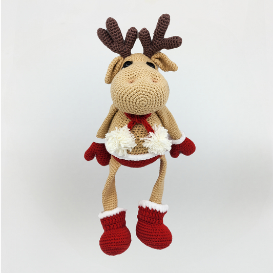 Crochet stuffed toy Reindeer