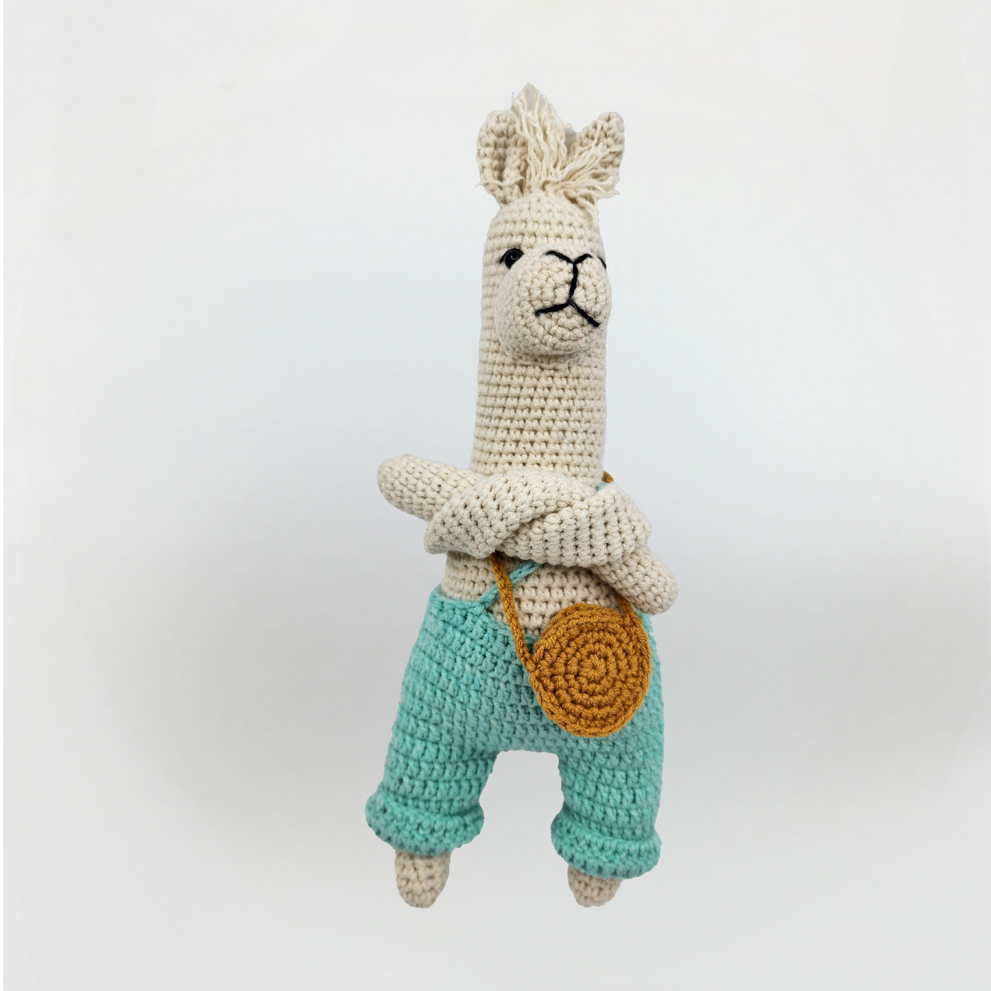 Crochet stuffed toy Llama