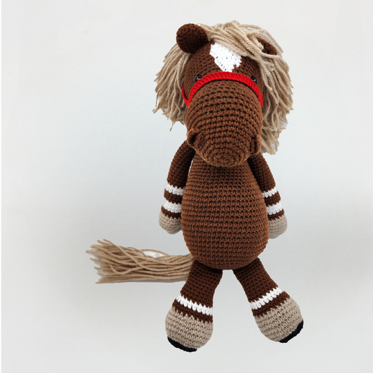 Crochet stuffed toy Horse