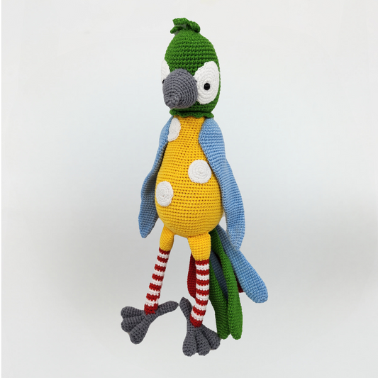 Crochet stuffed toy Parrot