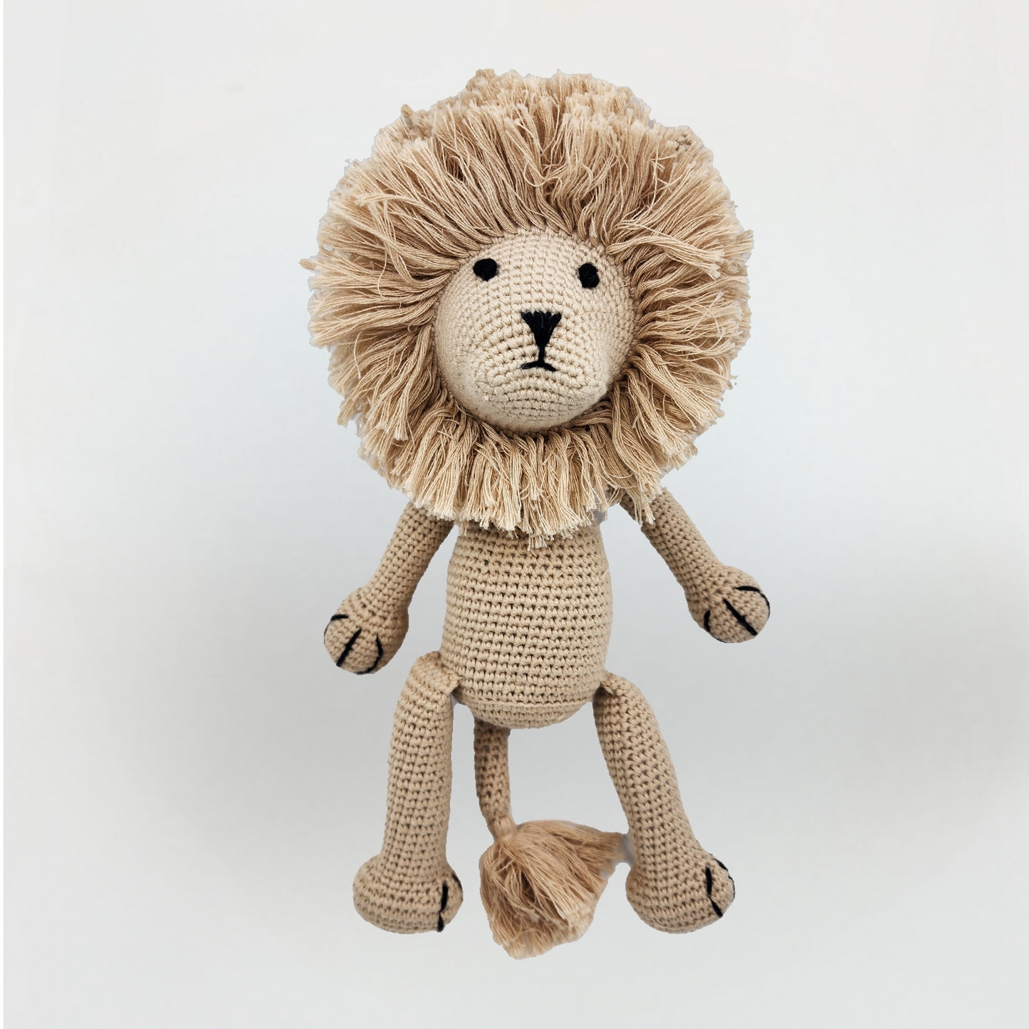 Crochet stuffed toy Lion